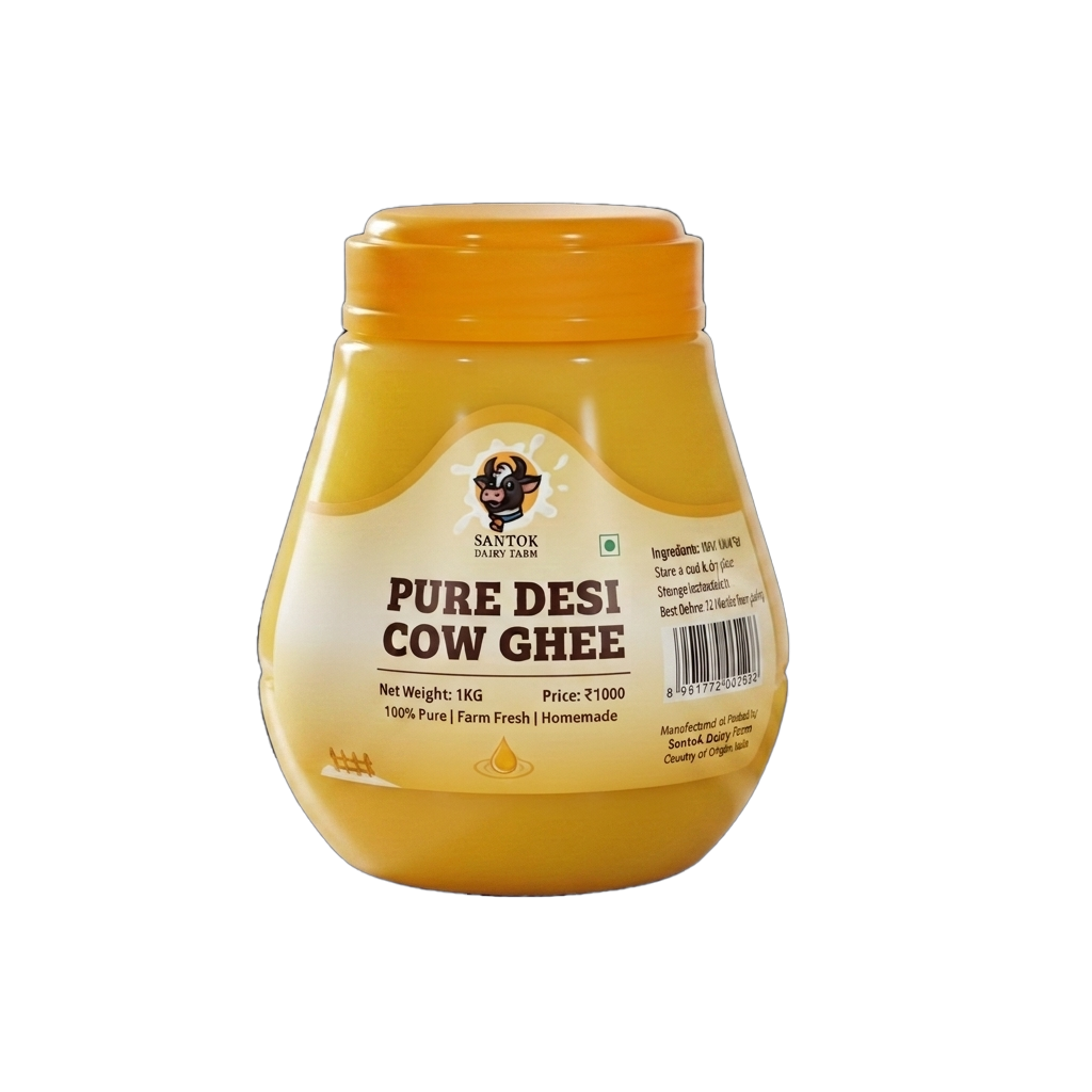 Santok Dairy Farm ghee jar